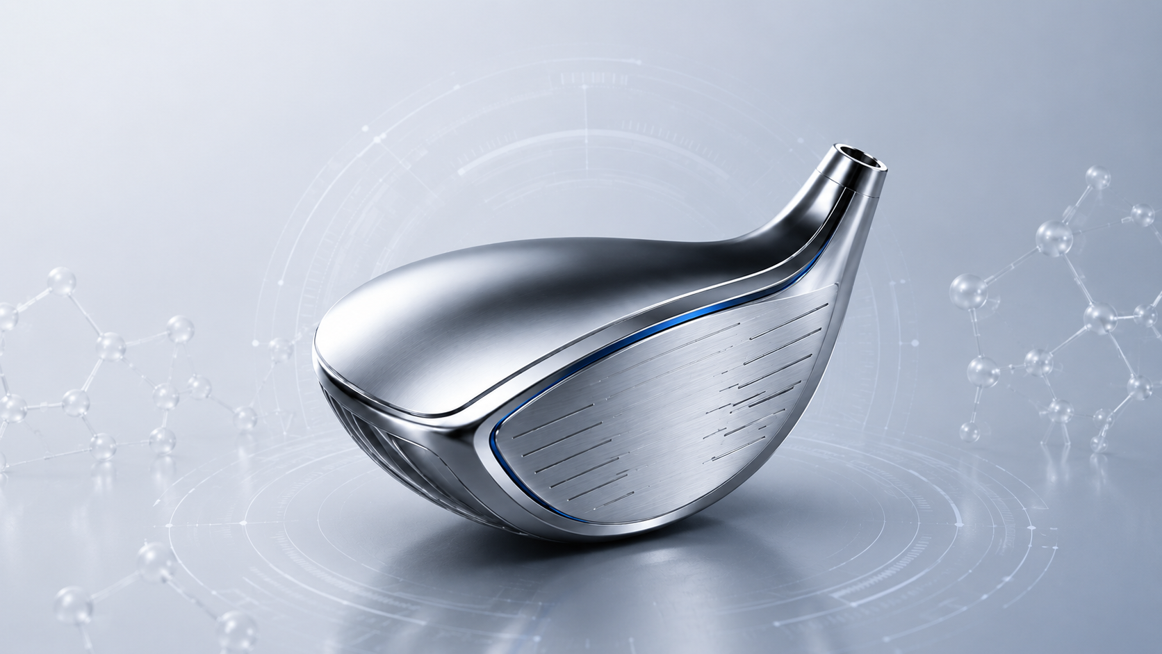 Amorphous alloy golf club head for sports equipment