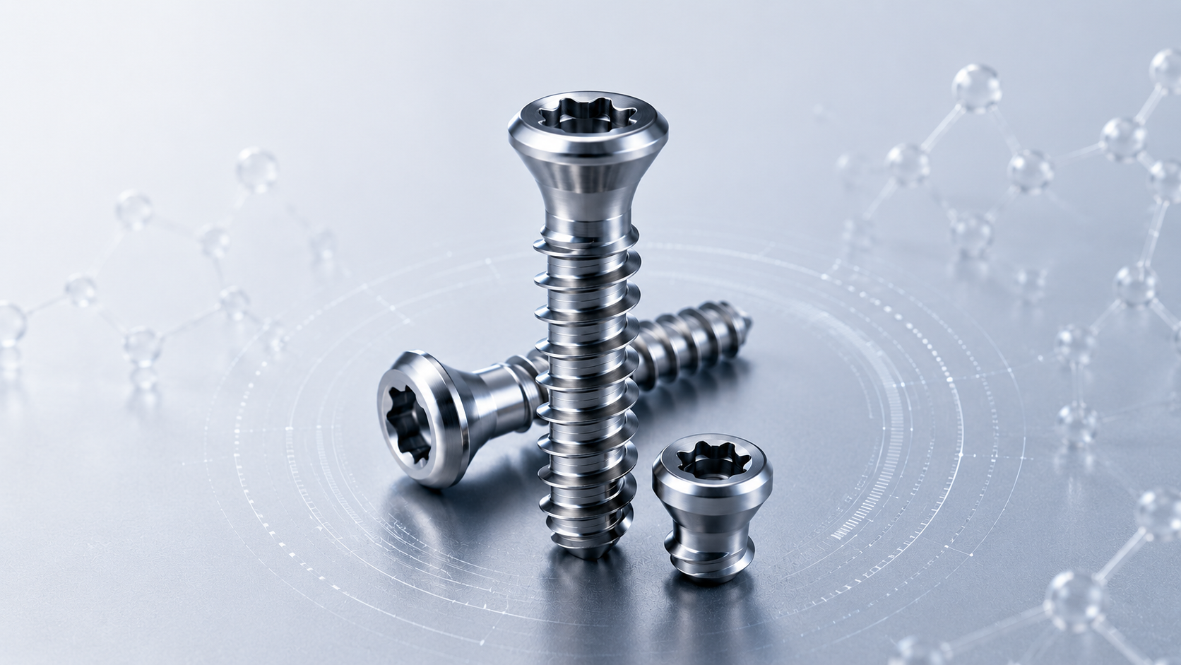 Amorphous alloy medical bone screw for orthopedic implant applications