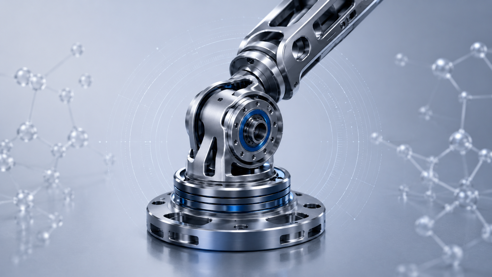 High-precision amorphous alloy robot joint for industrial and collaborative robots