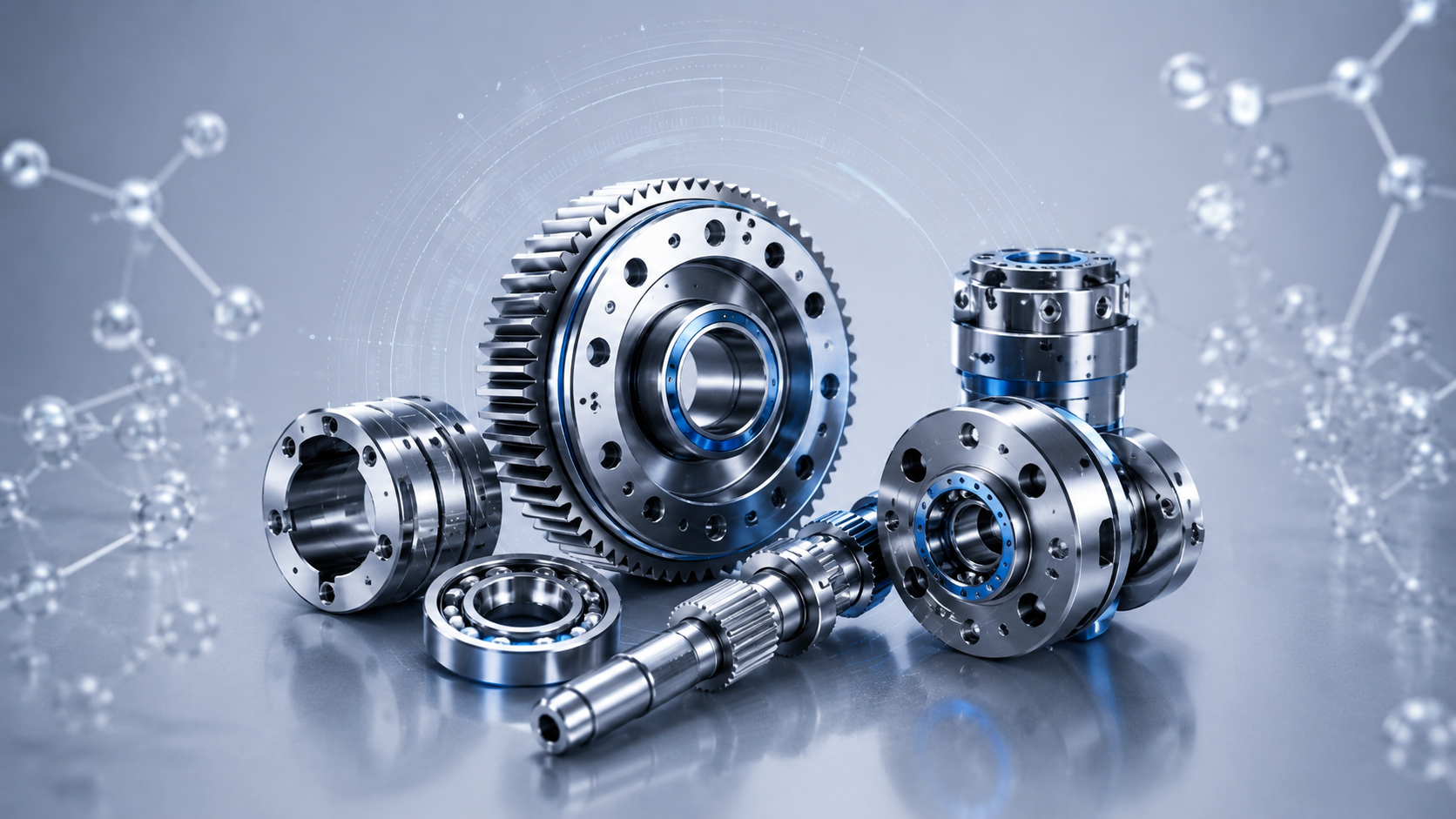 Amorphous alloy transmission components for precision robotic systems