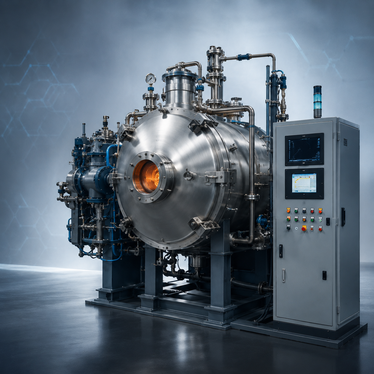 Vacuum melting process for amorphous alloy
